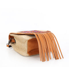 Designer Embroidered Small Canvas Shoulder Bag