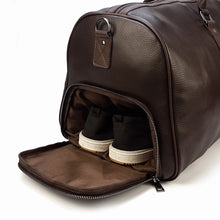 Load image into Gallery viewer, Luxury Genuine Leather Weekend Travel Bag