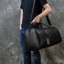 Load image into Gallery viewer, Luxury Genuine Leather Weekend Travel Bag