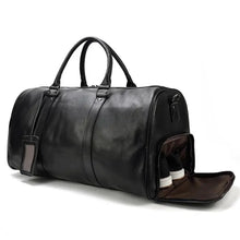 Load image into Gallery viewer, Luxury Genuine Leather Weekend Travel Bag