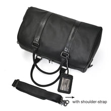 Load image into Gallery viewer, Luxury Genuine Leather Weekend Travel Bag