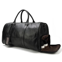 Load image into Gallery viewer, Luxury Genuine Leather Weekend Travel Bag