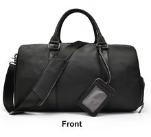 Load image into Gallery viewer, Luxury Genuine Leather Weekend Travel Bag