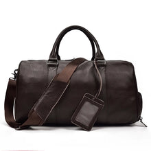 Load image into Gallery viewer, Luxury Genuine Leather Weekend Travel Bag