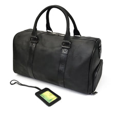 Load image into Gallery viewer, Luxury Genuine Leather Weekend Travel Bag