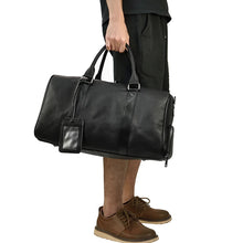 Load image into Gallery viewer, Luxury Genuine Leather Weekend Travel Bag