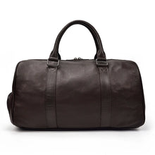 Load image into Gallery viewer, Luxury Genuine Leather Weekend Travel Bag
