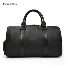 Load image into Gallery viewer, Luxury Genuine Leather Weekend Travel Bag