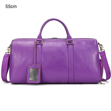 Load image into Gallery viewer, Luxury Genuine Leather Weekend Travel Bag
