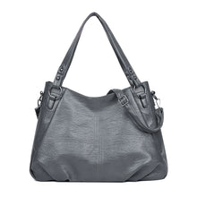 Load image into Gallery viewer, Simple tote Bag High Quality Soft PU Leather Large Capacity