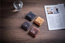 Load image into Gallery viewer, Genuine Leather Coin/Earphone Case