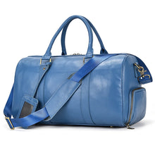 Load image into Gallery viewer, Luxury Genuine Leather Weekend Travel Bag