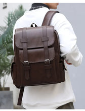 Load image into Gallery viewer, Korean Style Soft PU Leather Backpack