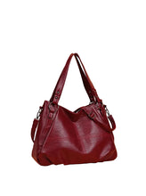 Load image into Gallery viewer, Simple tote Bag High Quality Soft PU Leather Large Capacity