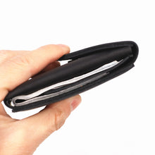 Load image into Gallery viewer, Genuine Leather Minimalist Men's Cash/Credit Card Holder With Flap Closure