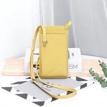 Load image into Gallery viewer, Genuine Leather Mobile Cellphone Pocket Crossbody Bags with Card Slots