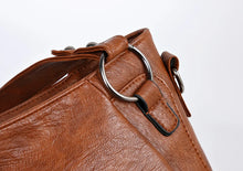 Load image into Gallery viewer, Simple tote Bag High Quality Soft PU Leather Large Capacity