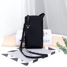 Load image into Gallery viewer, Genuine Leather Mobile Cellphone Pocket Crossbody Bags with Card Slots