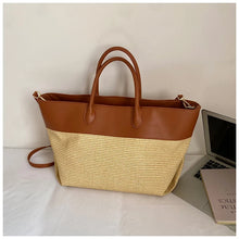 Load image into Gallery viewer, Large Capacity Straw Woven Beach Bag