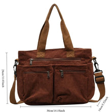 Load image into Gallery viewer, Casual Corduroy Messenger Bags