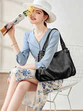 Load image into Gallery viewer, Simple tote Bag High Quality Soft PU Leather Large Capacity
