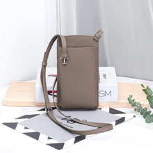 Load image into Gallery viewer, Genuine Leather Mobile Cellphone Pocket Crossbody Bags with Card Slots