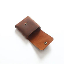 Load image into Gallery viewer, Genuine Leather Coin/Earphone Case