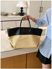 Load image into Gallery viewer, Large Capacity Straw Woven Beach Bag