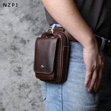 Load image into Gallery viewer, Real Leather Luxury Waist Bag