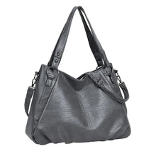 Load image into Gallery viewer, Simple tote Bag High Quality Soft PU Leather Large Capacity