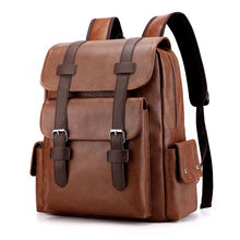 Load image into Gallery viewer, Korean Style Soft PU Leather Backpack