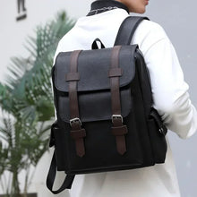 Load image into Gallery viewer, Korean Style Soft PU Leather Backpack