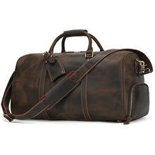 Load image into Gallery viewer, Luxury Genuine Leather Weekend Travel Bag