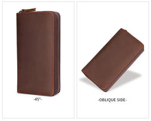 Load image into Gallery viewer, Genuine Leather Hand Clutch Bag