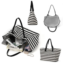 Load image into Gallery viewer, Large Foldable Lightweight Beach Tote Bag