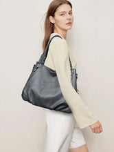 Load image into Gallery viewer, Simple tote Bag High Quality Soft PU Leather Large Capacity