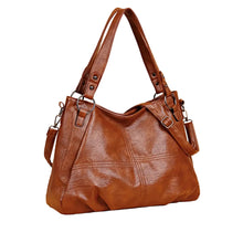 Load image into Gallery viewer, Simple tote Bag High Quality Soft PU Leather Large Capacity