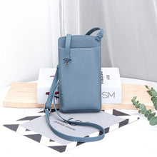 Load image into Gallery viewer, Genuine Leather Mobile Cellphone Pocket Crossbody Bags with Card Slots