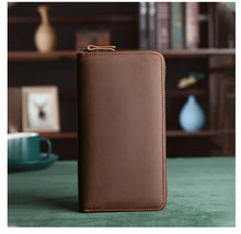 Load image into Gallery viewer, Genuine Leather Hand Clutch Bag