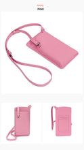 Load image into Gallery viewer, Genuine Leather Mobile Cellphone Pocket Crossbody Bags with Card Slots