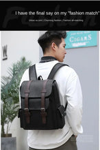 Load image into Gallery viewer, Korean Style Soft PU Leather Backpack