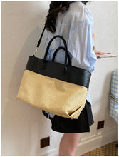 Load image into Gallery viewer, Large Capacity Straw Woven Beach Bag
