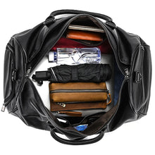 Load image into Gallery viewer, Luxury Genuine Leather Weekend Travel Bag