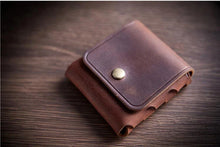 Load image into Gallery viewer, Genuine Leather Coin/Earphone Case