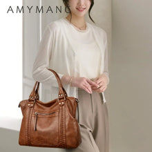 Load image into Gallery viewer, Genuine Soft Leather Shoulder Crossbody Bags