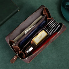 Load image into Gallery viewer, Genuine Leather Hand Clutch Bag