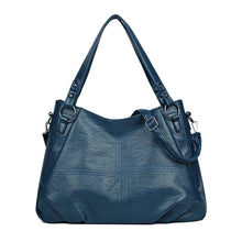 Load image into Gallery viewer, Simple tote Bag High Quality Soft PU Leather Large Capacity