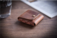 Load image into Gallery viewer, Genuine Leather Coin/Earphone Case