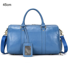 Load image into Gallery viewer, Luxury Genuine Leather Weekend Travel Bag