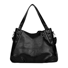 Load image into Gallery viewer, Simple tote Bag High Quality Soft PU Leather Large Capacity